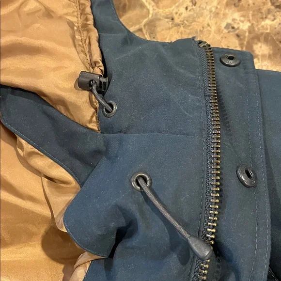 Eddie Bauer EB650 Goose Down Puffer Jacket Insulated Warm Hooded Winter Coat XLT - Picture 9 of 11